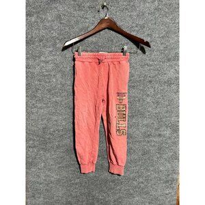 Chicago Bulls Pants Boys 5T Pink NBA Basketball Jogger Sweatpants Cotton On Kids